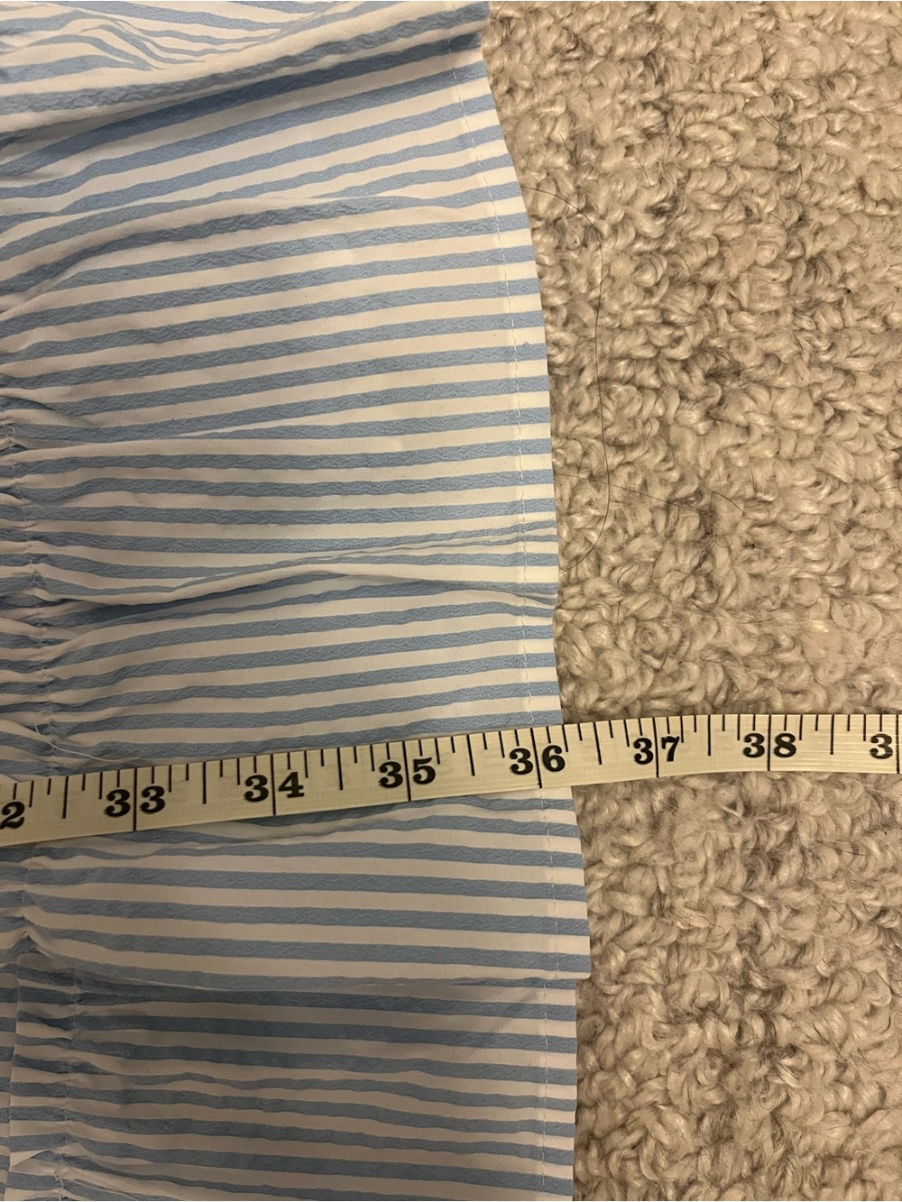 Vineyard Vines Blue & White Striped Ruffle-Sleeve Dress - Picture 8 of 10